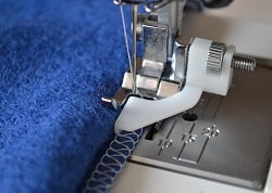 Потайной шов на швейной машине