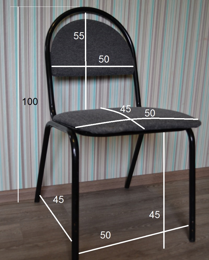 Как снимать мерки для чехла на стул